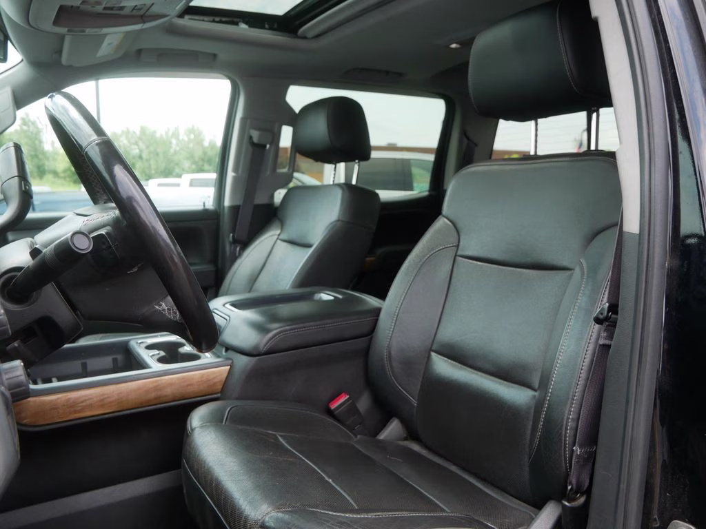 2015 Black Chevrolet Silverado 1500 LTZ w/ 1LZ, Plus Pckg, & Sunroof 4X4 Truck