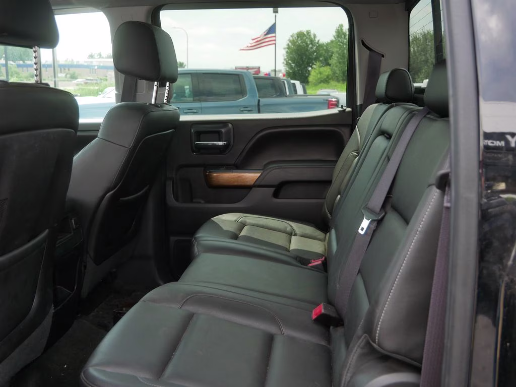 2015 Black Chevrolet Silverado 1500 LTZ w/ 1LZ, Plus Pckg, & Sunroof 4X4 Truck