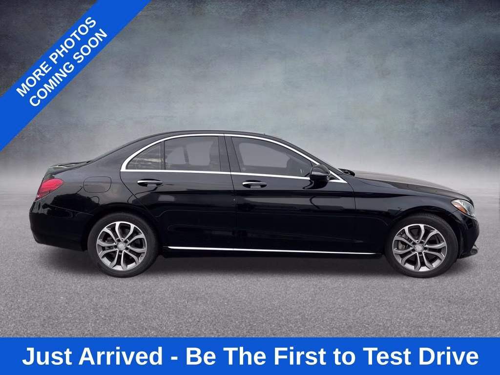 2016 Black Mercedes-Benz C-Class C 300 AWD Sedan