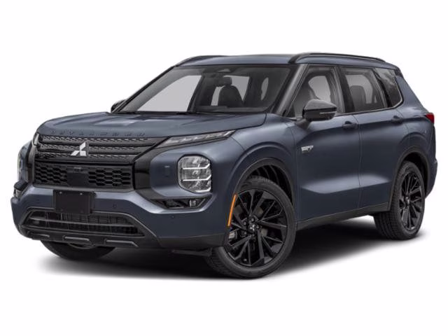 2025 Alloy Silver Metallic/Black Roof Mitsubishi Outlander Plug-In Hybrid SEL Black Edition AWD SUV