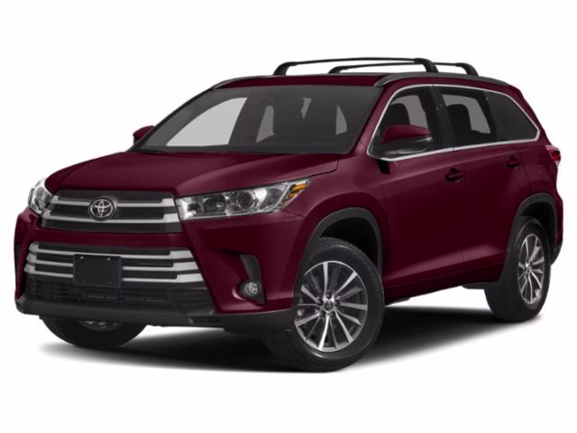 2018 Ooh La La Rouge Mica Toyota Highlander XLE AWD SUV
