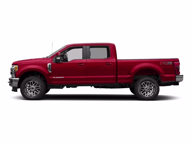 2017 Race Red Ford Super Duty F-250 SRW Lariat 4X4 Truck