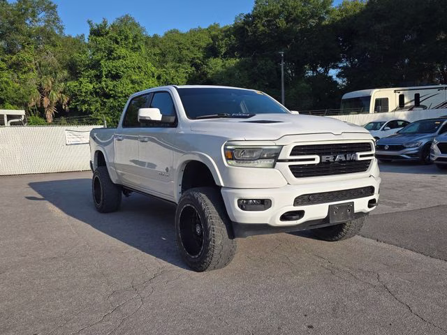 2021 Bright White Clearcoat Ram 1500 Laramie 4X4 Truck