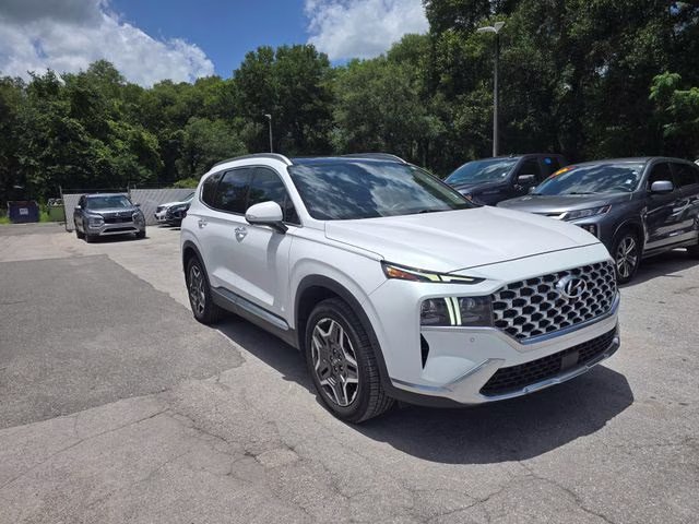 2022 Quartz White Hyundai Santa Fe Limited FWD SUV