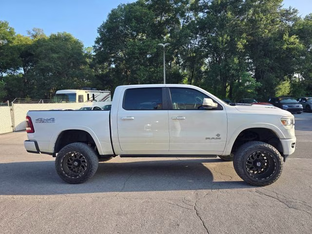 2021 Bright White Clearcoat Ram 1500 Laramie 4X4 Truck