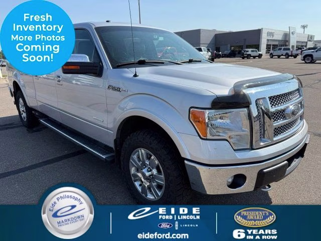 2012 Ingot Silver Metallic Ford F-150 Lariat 4X4 Truck