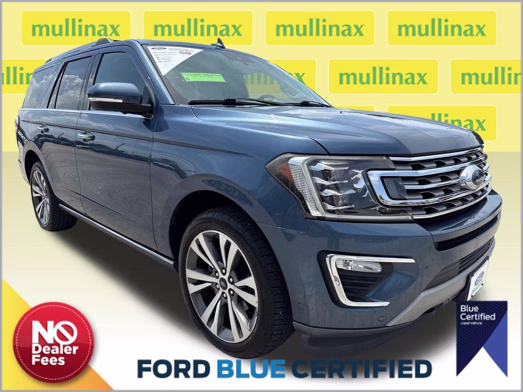 2020 Blue Metallic Ford Expedition Limited 4X4 SUV