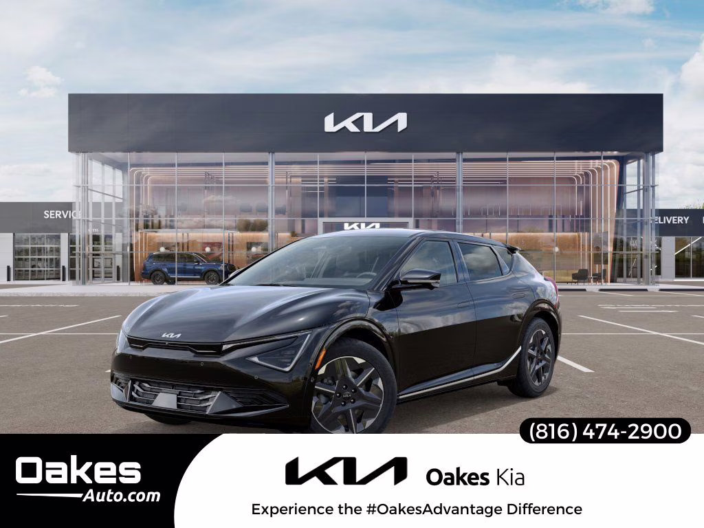 2025 Ebony Black Kia EV6 Light AWD SUV