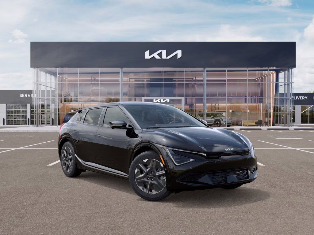 2025 Ebony Black Kia EV6 Light AWD SUV