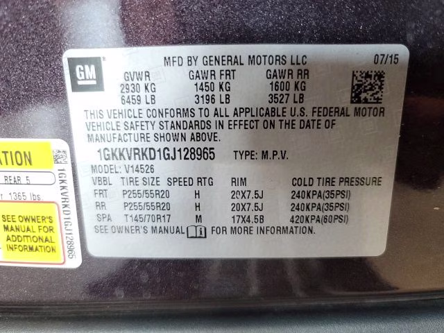 2016 Midnight Amethyst Metallic GMC Acadia SLT-1 AWD SUV