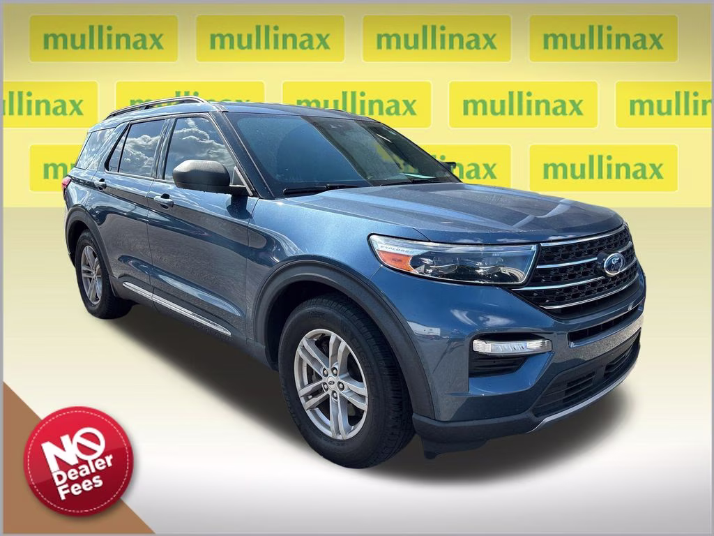 2020 Blue Metallic Ford Explorer XLT RWD SUV