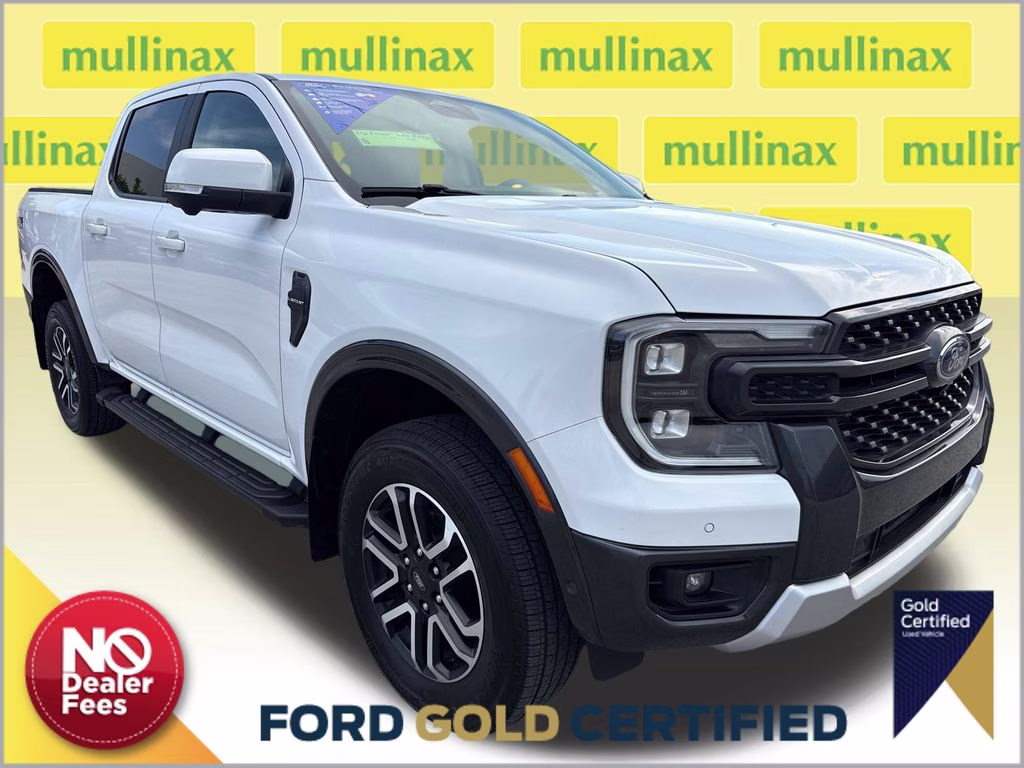 2024 Oxford White Ford Ranger Lariat 4X4 Truck