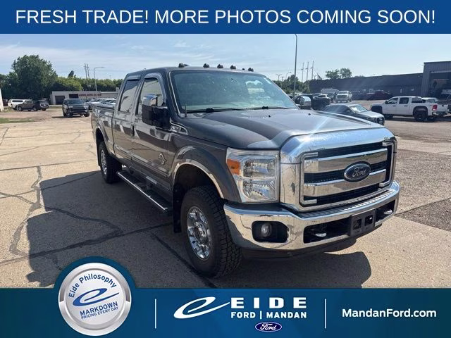 2013 Gray Ford Super Duty F-350 SRW Lariat 4X4 Truck