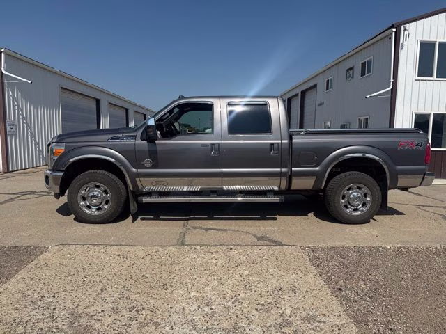 2013 Gray Ford Super Duty F-350 SRW Lariat 4X4 Truck