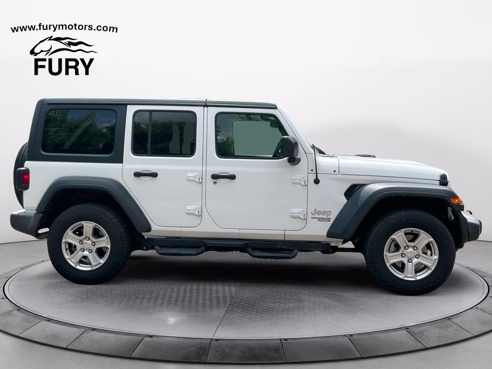 2018 Bright White Clearcoat Jeep Wrangler Unlimited Sport S 4X4 SUV