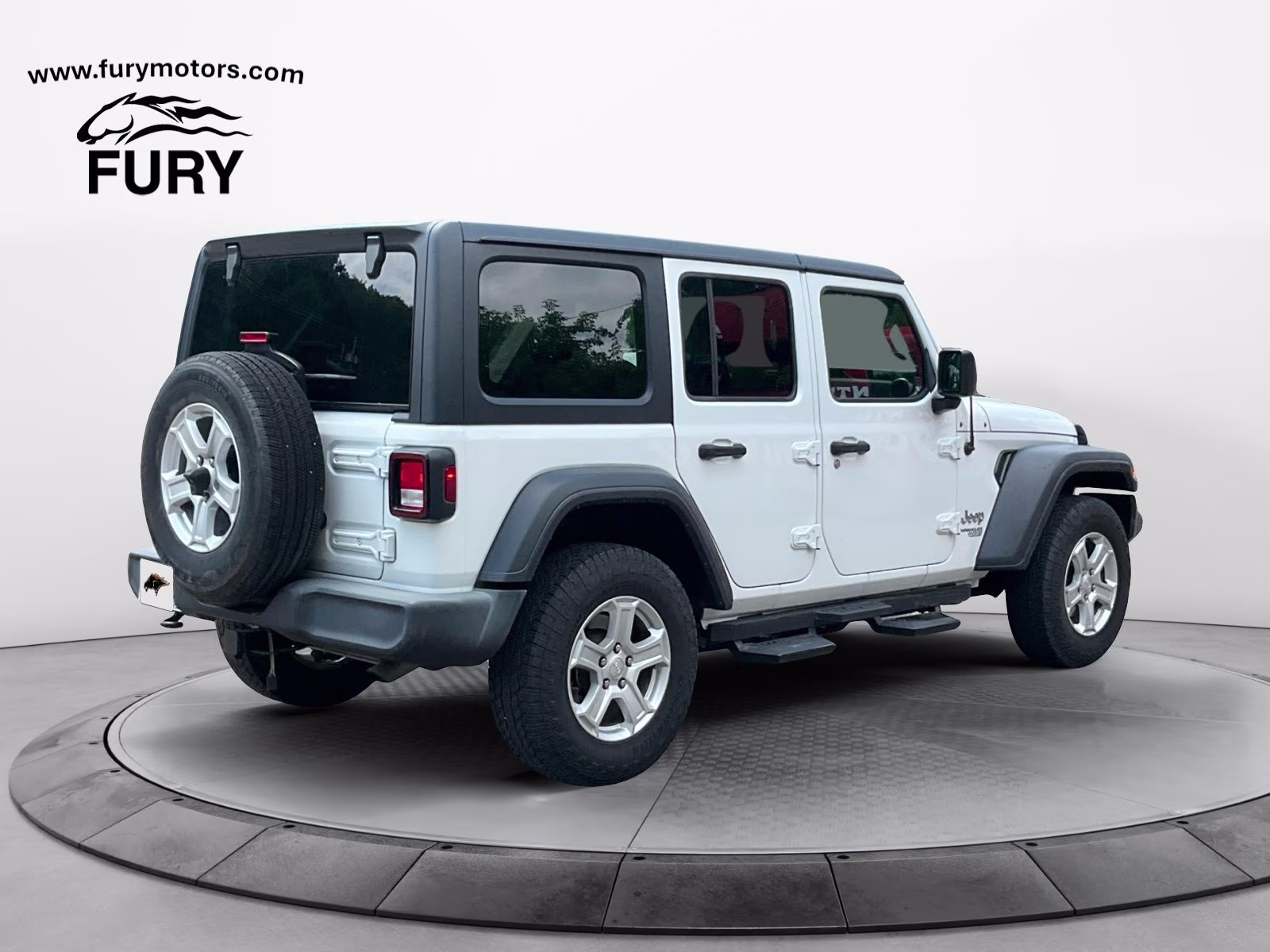 2018 Bright White Clearcoat Jeep Wrangler Unlimited Sport S 4X4 SUV