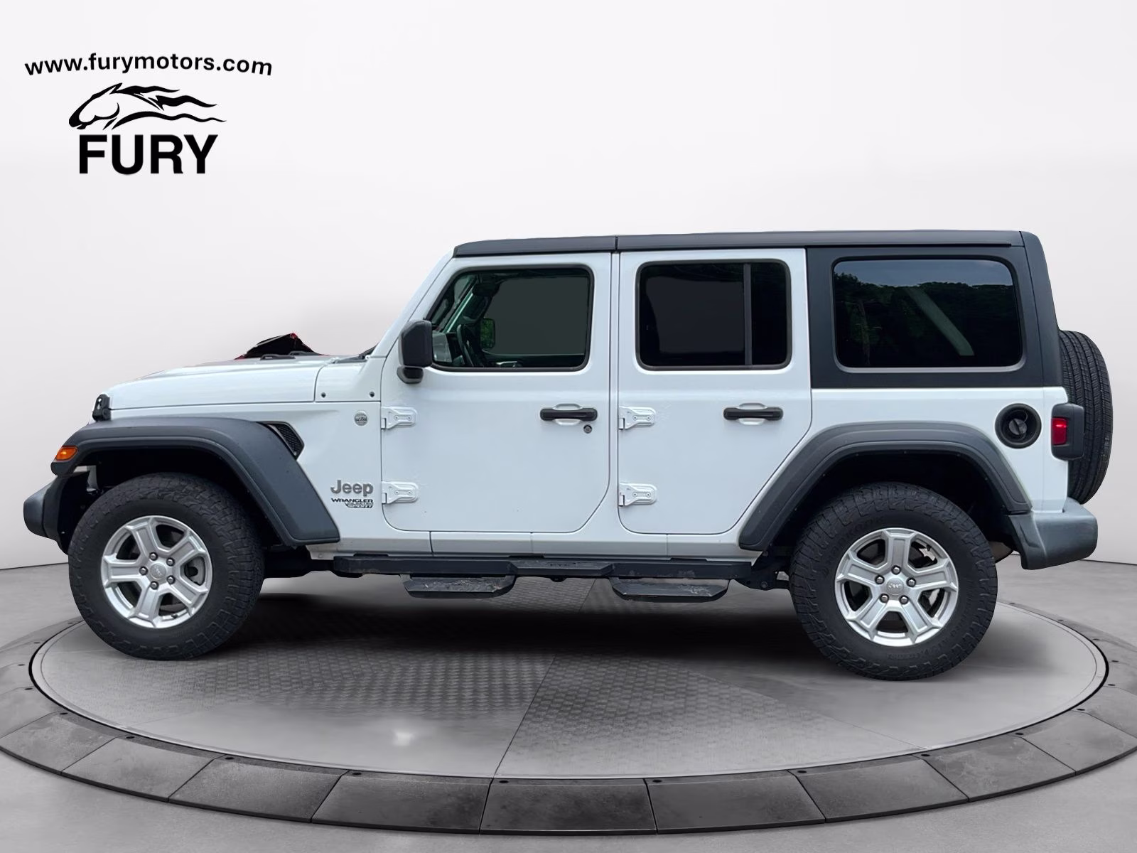2018 Bright White Clearcoat Jeep Wrangler Unlimited Sport S 4X4 SUV