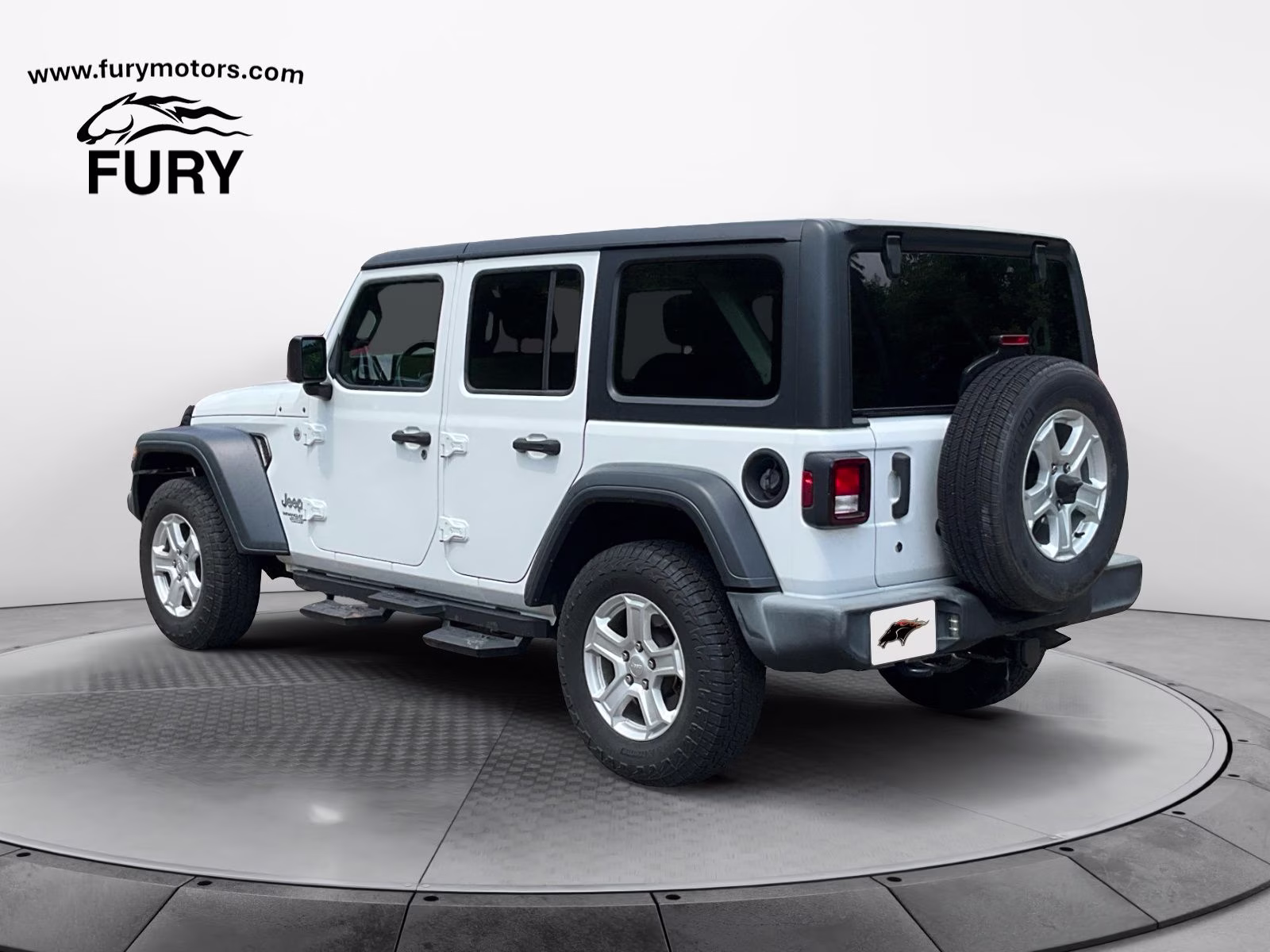 2018 Bright White Clearcoat Jeep Wrangler Unlimited Sport S 4X4 SUV