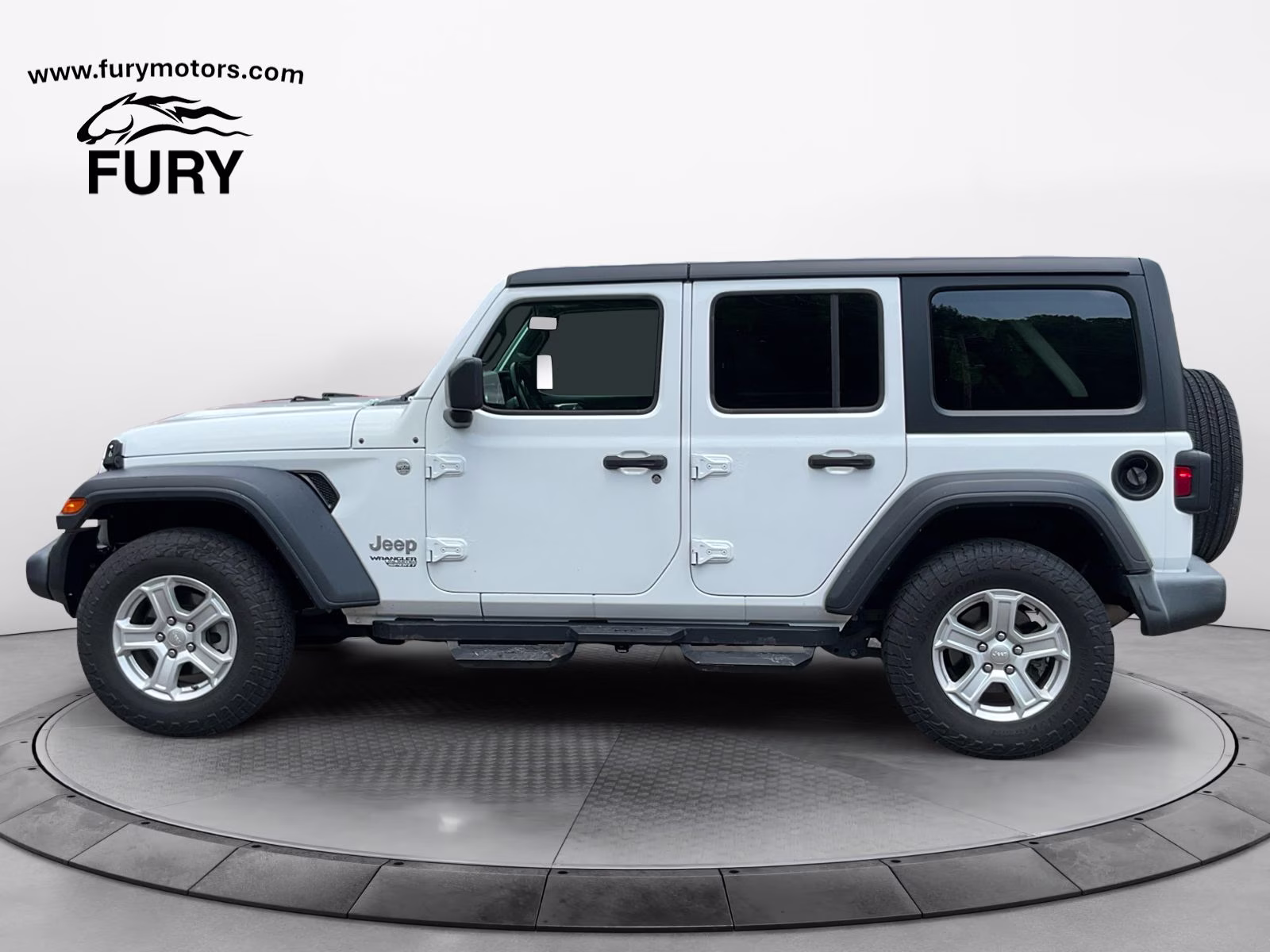2018 Bright White Clearcoat Jeep Wrangler Unlimited Sport S 4X4 SUV