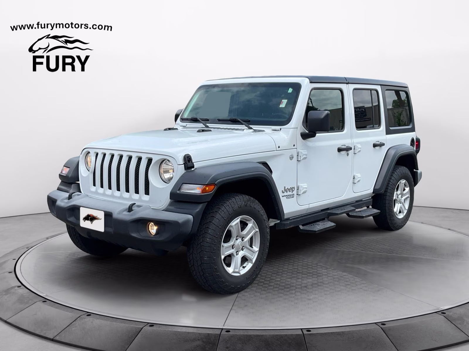 2018 Bright White Clearcoat Jeep Wrangler Unlimited Sport S 4X4 SUV