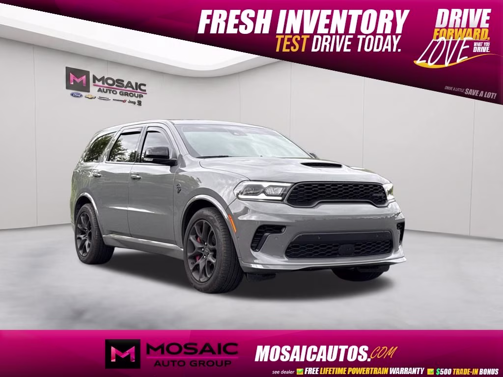 2023 Destroyer Gray Clearcoat Dodge Durango SRT Hellcat Premium AWD SUV