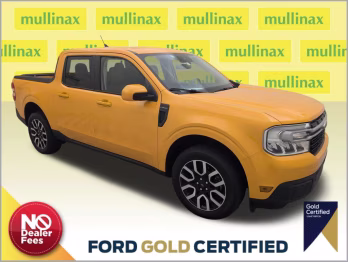 2023 Cyber Orange Metallic Tricoat Ford Maverick Lariat FWD Truck