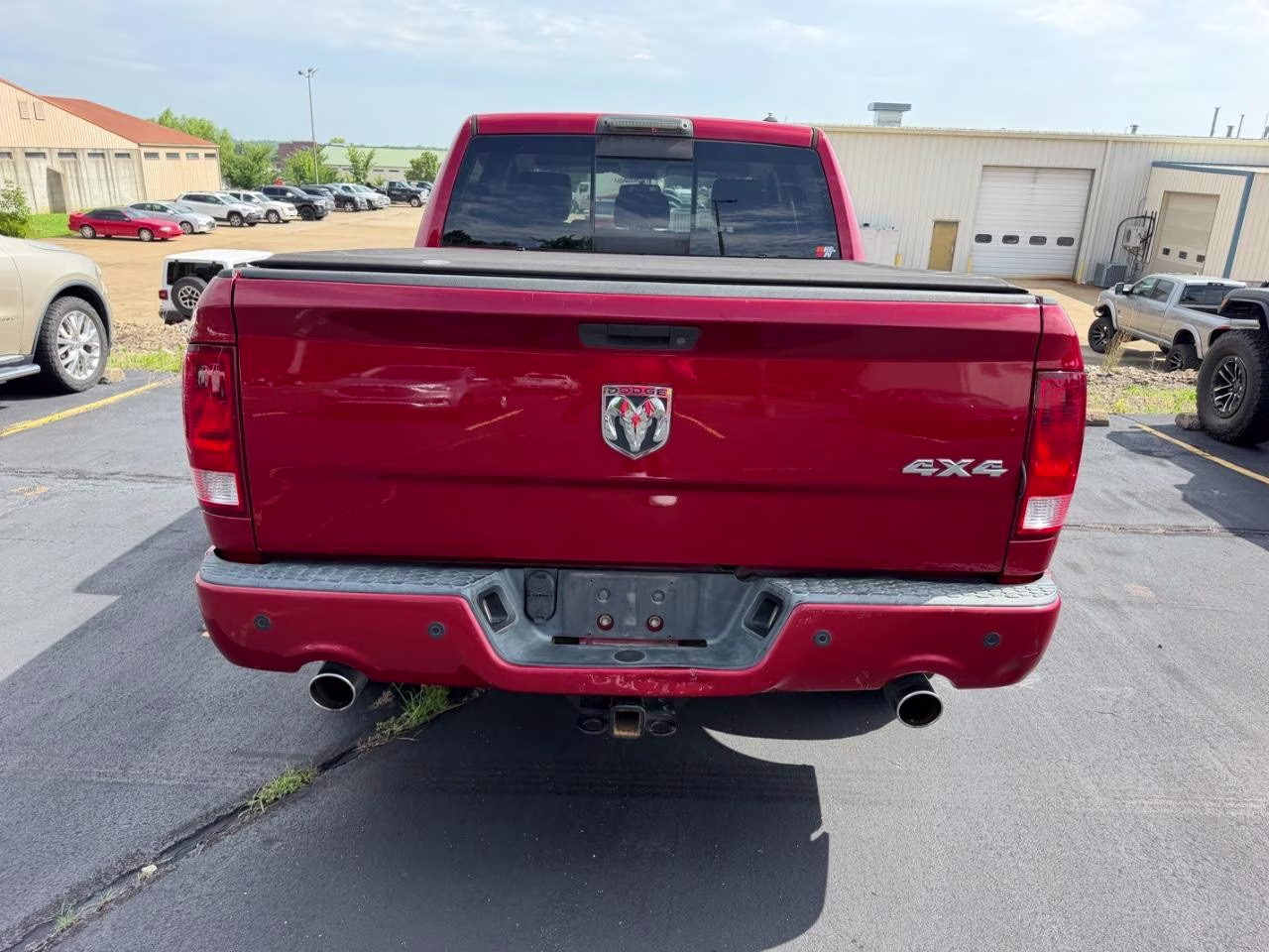 2009 Inferno Red Crystal Pearl Dodge Ram 1500 4WD Sport Crew Cab 4X4 Truck