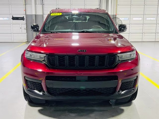 2021 Velvet Red Pearlcoat Jeep Grand Cherokee L Altitude RWD SUV