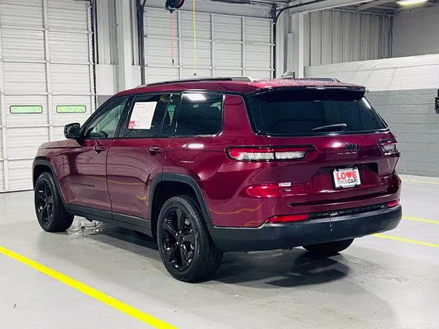 2021 Velvet Red Pearlcoat Jeep Grand Cherokee L Altitude RWD SUV