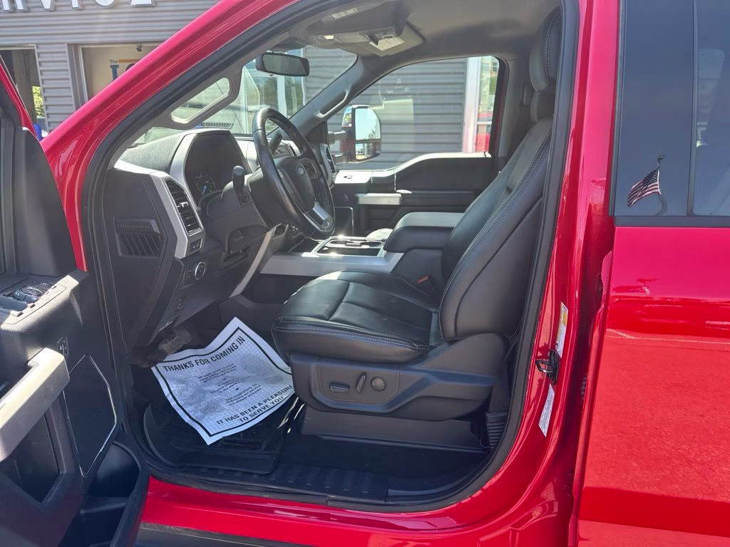 2021 Race Red Ford Super Duty F-350 SRW Lariat w/FX4 Off Road & Snow Plow Prep Pkgs 4X4 Truck