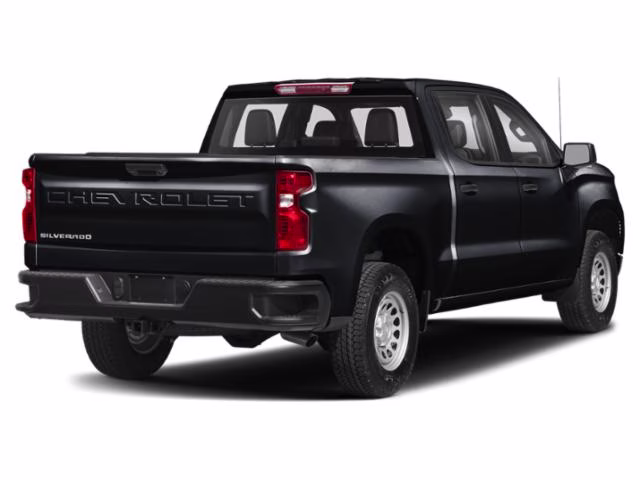2024 Black Chevrolet Silverado 1500 Custom 4X4 Truck