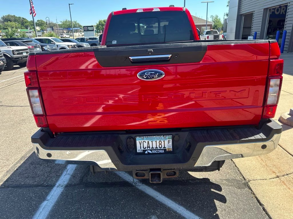 2021 Race Red Ford Super Duty F-350 SRW Lariat w/FX4 Off Road & Snow Plow Prep Pkgs 4X4 Truck