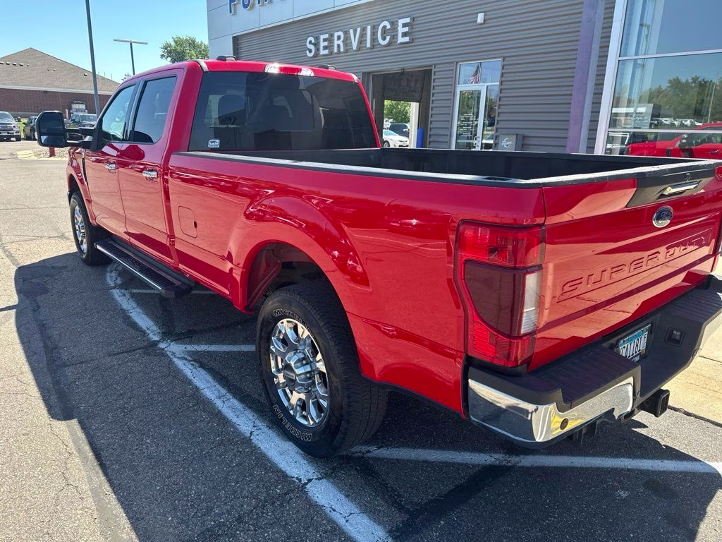 2021 Race Red Ford Super Duty F-350 SRW Lariat w/FX4 Off Road & Snow Plow Prep Pkgs 4X4 Truck