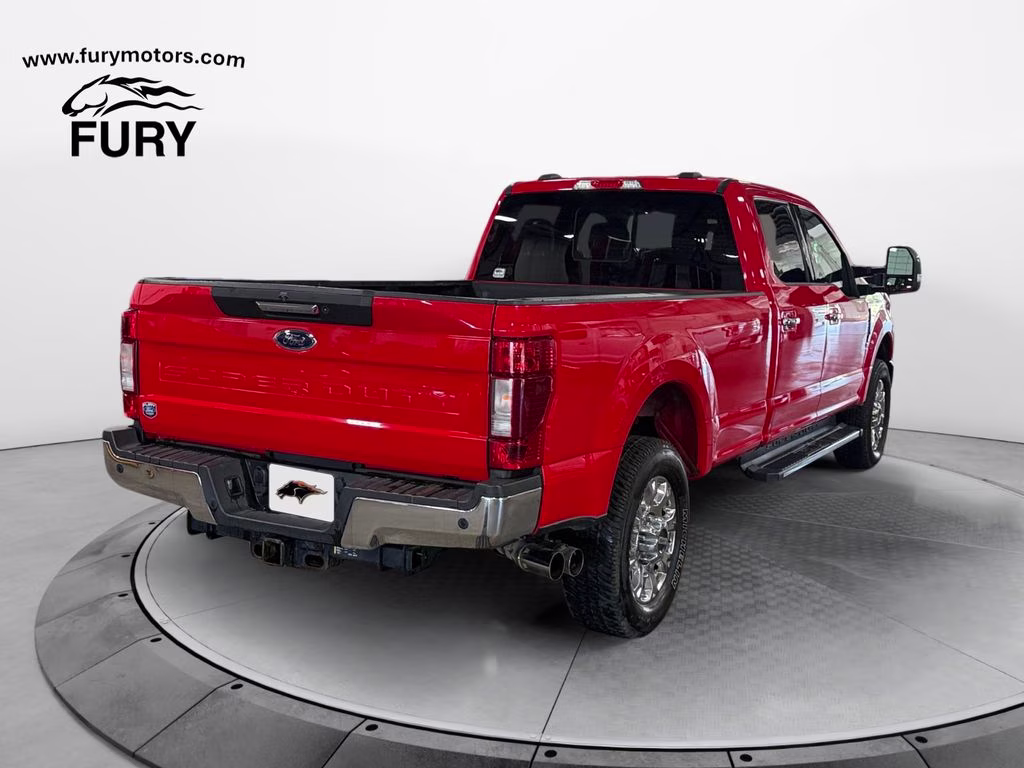 2021 Race Red Ford Super Duty F-350 SRW Lariat w/FX4 Off Road & Snow Plow Prep Pkgs 4X4 Truck