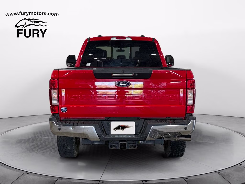 2021 Race Red Ford Super Duty F-350 SRW Lariat w/FX4 Off Road & Snow Plow Prep Pkgs 4X4 Truck