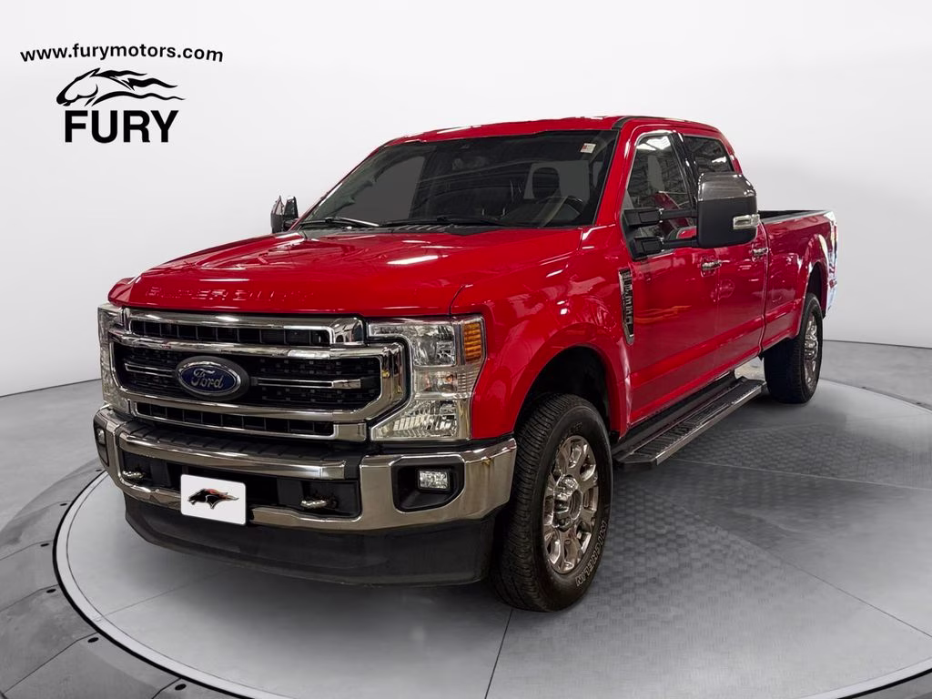 2021 Race Red Ford Super Duty F-350 SRW Lariat w/FX4 Off Road & Snow Plow Prep Pkgs 4X4 Truck
