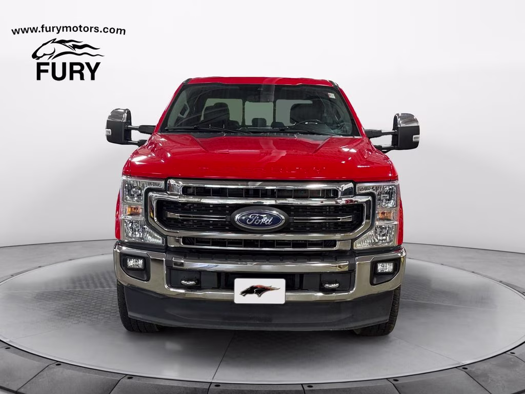 2021 Race Red Ford Super Duty F-350 SRW Lariat w/FX4 Off Road & Snow Plow Prep Pkgs 4X4 Truck