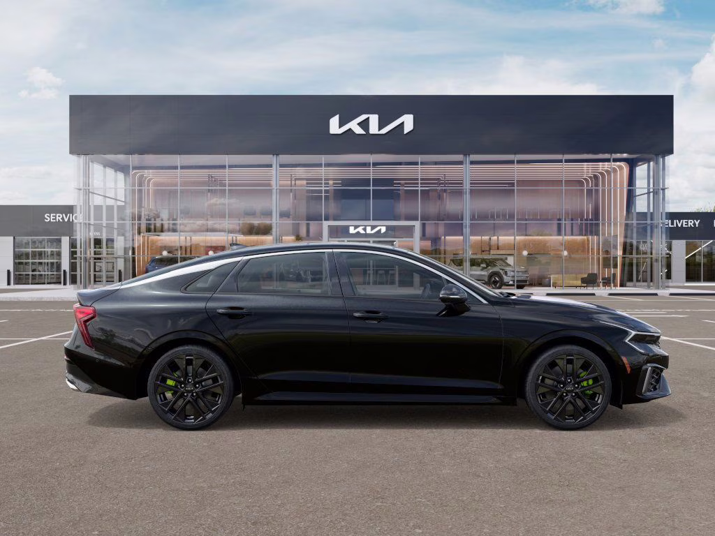 2026 Aurora Black Pearl Kia K5 GT FWD Sedan