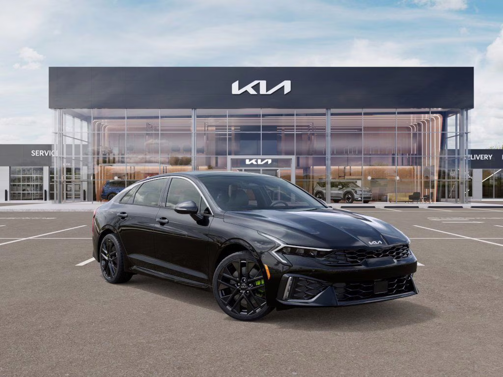 2026 Aurora Black Pearl Kia K5 GT FWD Sedan