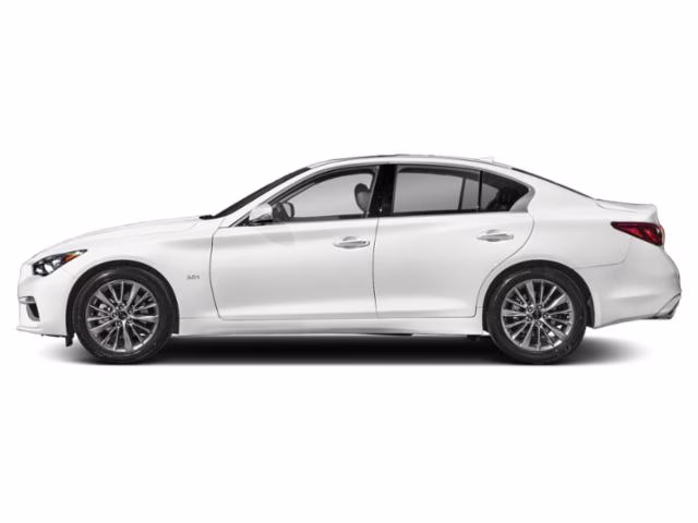 2021 Majestic White INFINITI Q50 3.0t LUXE RWD Sedan