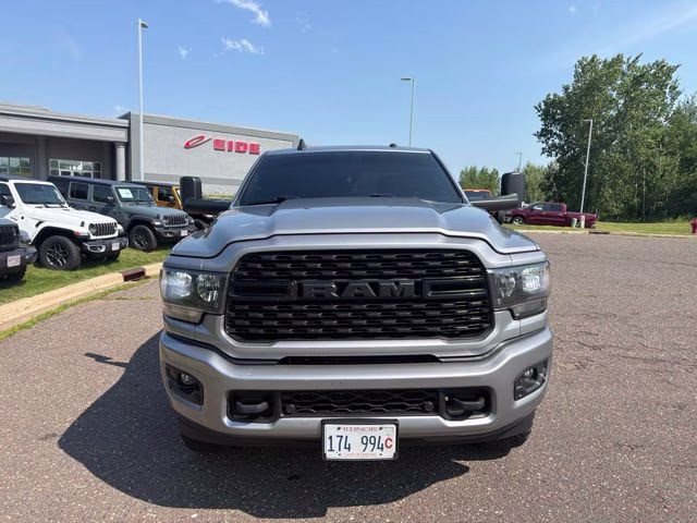 2022 Billet Silver Metallic Clearcoat Ram 3500 Big Horn Night Edition 4X4 Truck