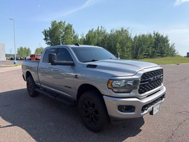 2022 Billet Silver Metallic Clearcoat Ram 3500 Big Horn Night Edition 4X4 Truck