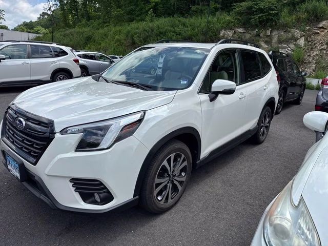 2023 Crystal White Pearl Subaru Forester Limited AWD SUV