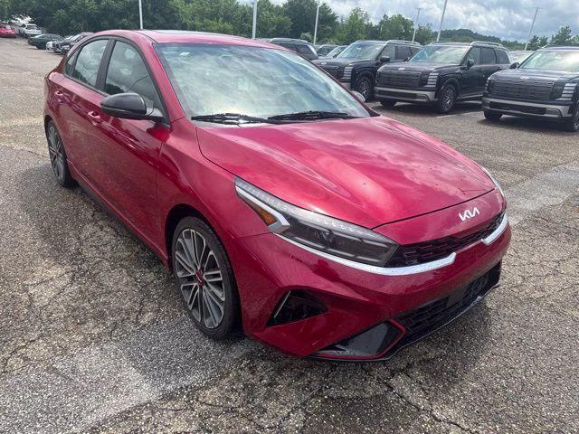 2022 Currant Red Kia Forte GT FWD Sedan