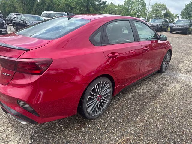 2022 Currant Red Kia Forte GT FWD Sedan