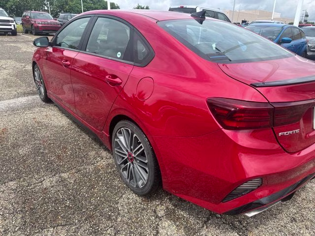 2022 Currant Red Kia Forte GT FWD Sedan
