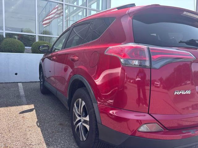 2017 Red Toyota RAV4 LE AWD SUV