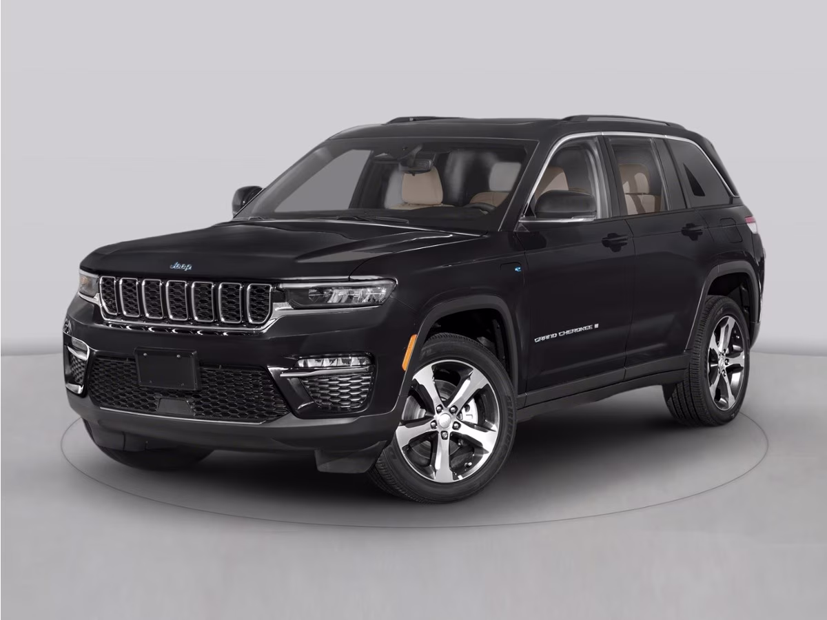2022 Diamond Black Crystal Pearlcoat Jeep Grand Cherokee 4xe 4X4 SUV