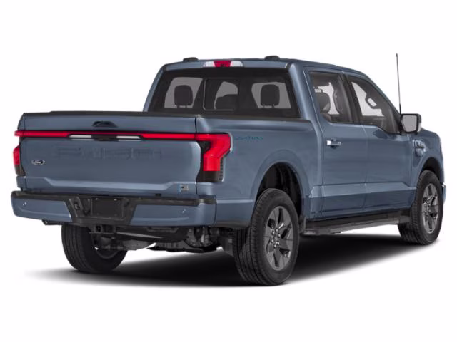2023 Azure Gray Metallic Ford F-150 Lightning Lariat AWD Truck