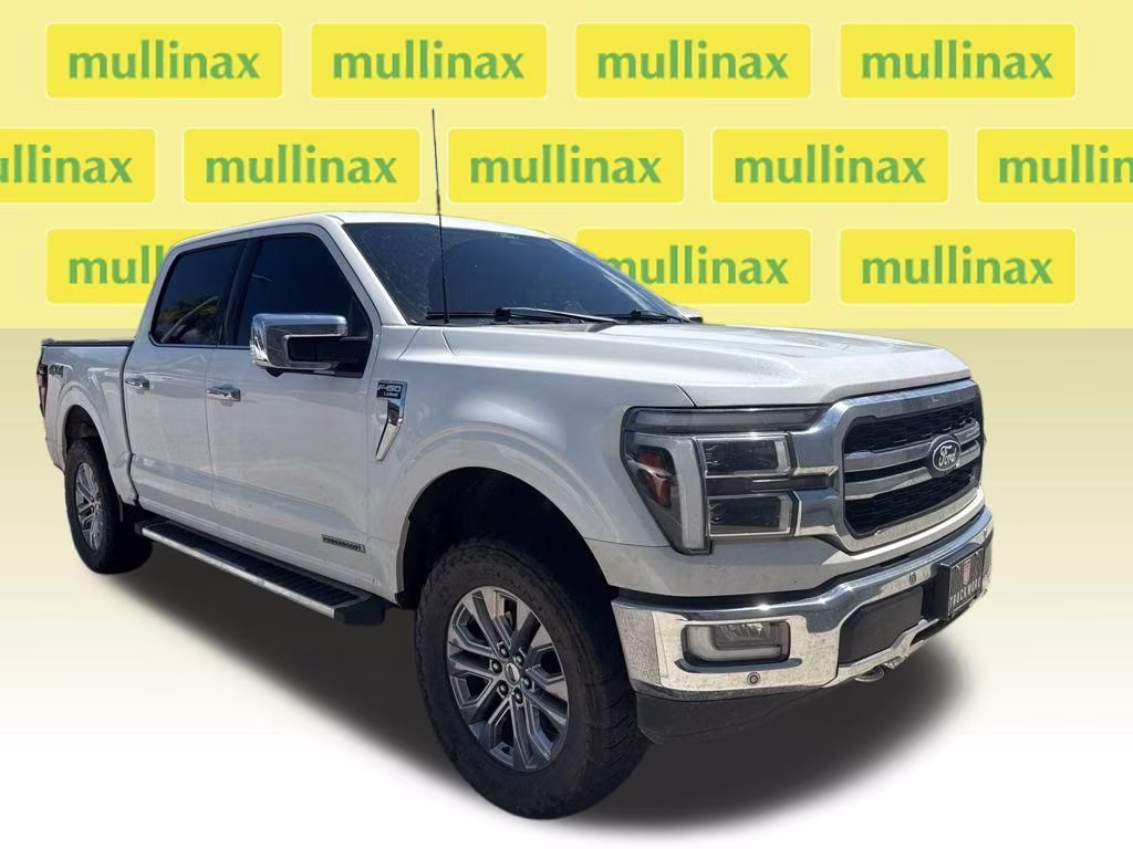 2024 White Metallic Ford F-150 Lariat 4X4 Truck